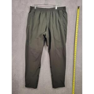 UA UNDER ARMOUR Coldgear Joggers Mens Size XL Green Jogger Sweatpants